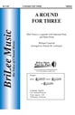 A Round for Three SSA choral sheet music cover